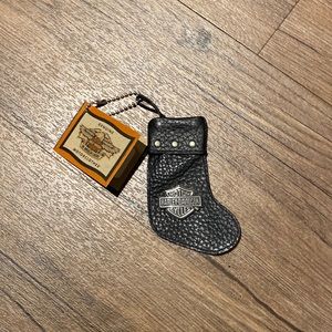 Harley Davidson Leather Stocking Keychain